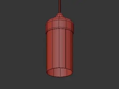 Stephe Glass Pendant 3D model