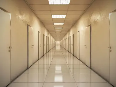 Hallway door 3D model