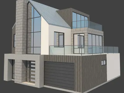 House 1 3D model buy