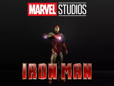 Iron Man - MK85 Low-poly 3D model