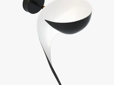 Serge Mouille Flame Sconces MSC-FLA 3D model