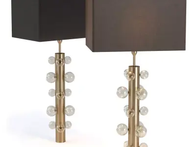 Pair of table Lamp by LA Studio  3D model