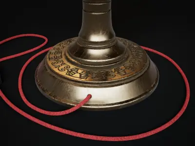  Bronze oil lamp 3D model