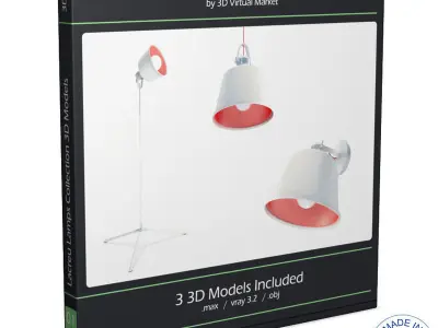 Vintage Lacreu Lighting Collection 3D model
