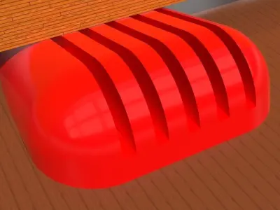 A  printable doorstop 3D print model