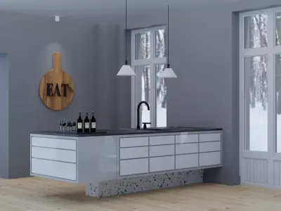 MODENN KITCHEN 3D model