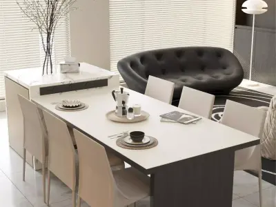 MidCentury interior 3D model