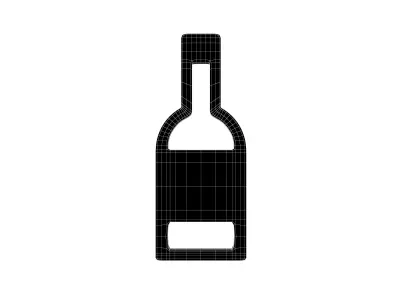 Alcohol Symbol V1 001 Low-poly 3D model