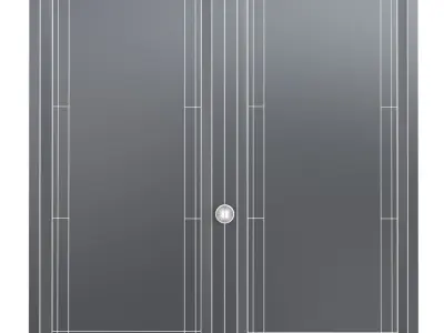 Classic door 3D model