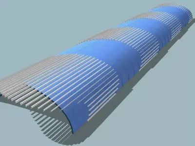 Glass canopy  3D model
