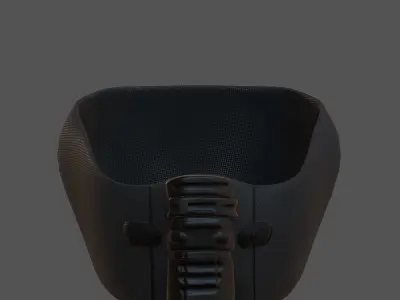 Gas mask helmet 3d model scifi Low-poly  Low-poly 3D model 163