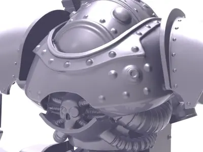 Battle robot 3D print model