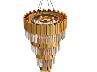 Chandelier Luxxu by Covet 3D model