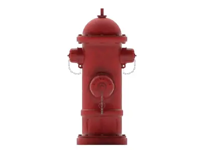 Fire Hydrant Low-poly 3D model 31