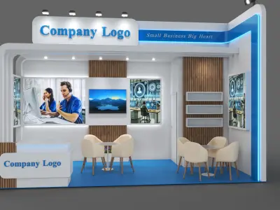 Exhibition Booth 3D model