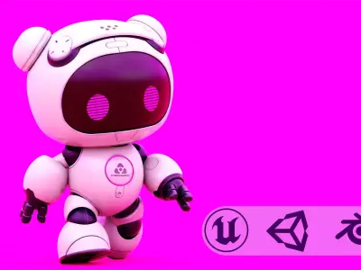 ROBO G-2 Rigged for Unreal Engine - Unity - MIXAMO 3D model