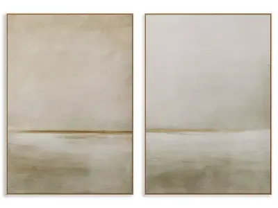 Abstract Painting Frame set 3D model 400