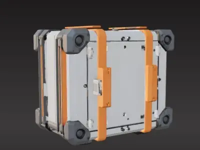 sci-fi box capsule 3D print model get