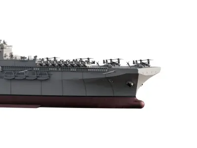 USS America LHA-6 3D model