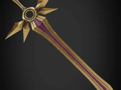 League of Legends Leona Zenith Blade for Cosplay 3D print model