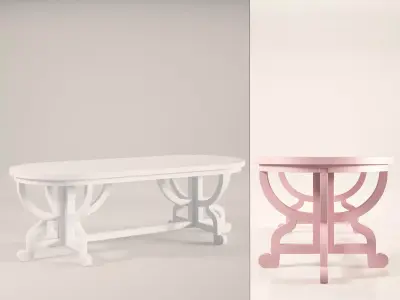 Paper Table 3D model