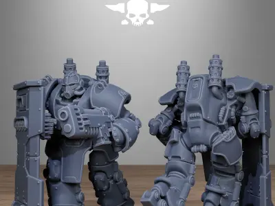 GrimGuard Power Armor 3D print model