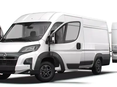 Opel Movano e Van L4H2 HQ Interior 2025 3D model