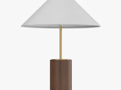 Table Lamp Low-poly 3D model 28