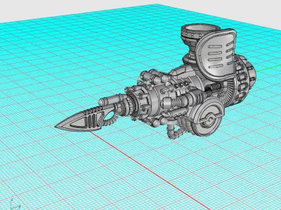SUTURUS PATTERN DOMINATOR HARPOON OF DOOM 3D print model
