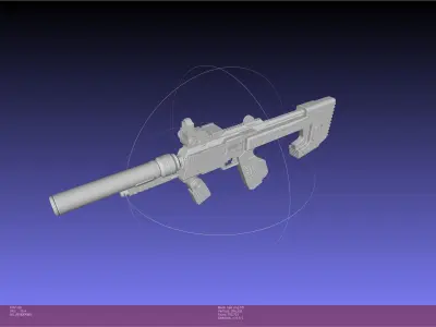 Halo ODST SMG Basic Model 3D model