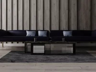 Sofa Set - Home Furniture 10 3D model