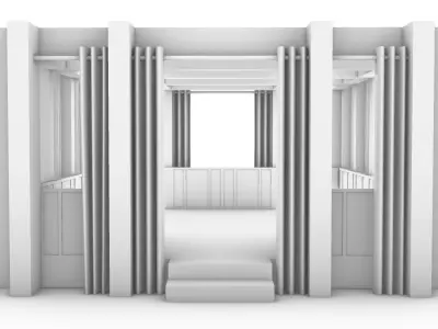 Gazebo modern design 3D model