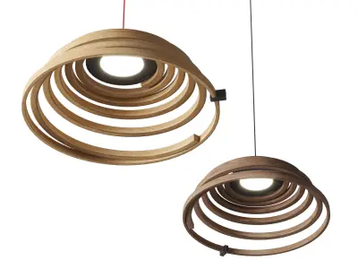 Aspiro 8000 hanglamp Secto Design Low-poly 3D model