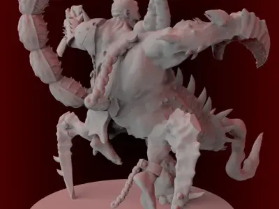 Accursed Mutant Of Space pack x2 miniatures 3D print model p4 3D print model