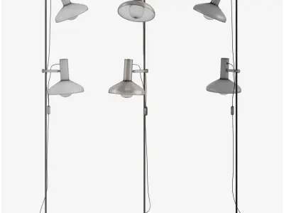 Floor lamp Duo BoConcept 3D model