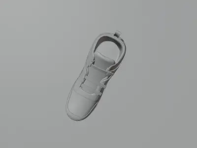 Fashionable shoes red version Free 3D model