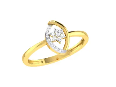 Women Ring  Render 3dm STL OBJ FBX Details 3D print model 167