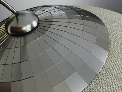 Modern Floor Lamp  Low-poly 3D model