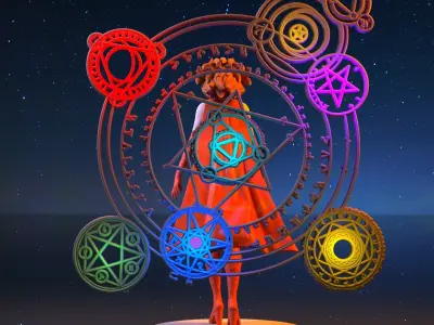 Scarlet Witch 3D print model