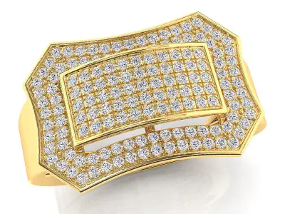 Big fancy mans ring 3D print model