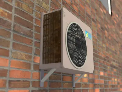 Air Conditioning Unit for Exteriors  AIRCON Unit 3D model