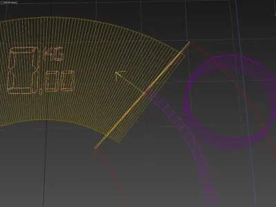 Glass Personal scale  3D model