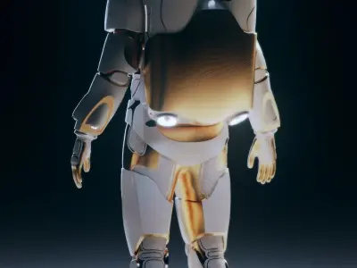 Stylised Sci-fi Spacesuit 3D model