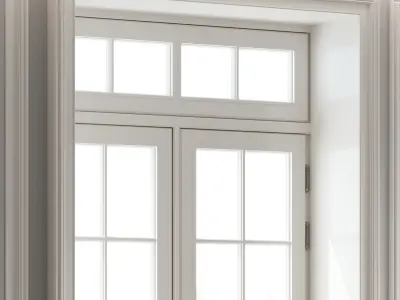 Classic door 3 3D model