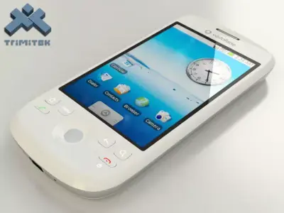 HTC Magic - Vodafone edition - 2009 - White 3D model