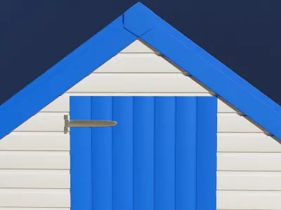 Beach Hut 3D model