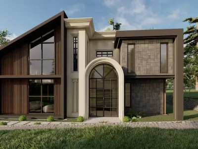 SE Villa Kemerburgaz by FGM 3D model