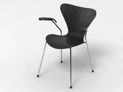 Arne Jakobsen Series 7 Chair 3D model