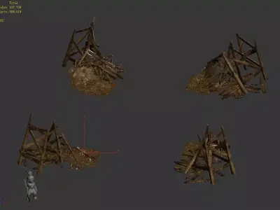 Broken - Watch Tower 03 3D model