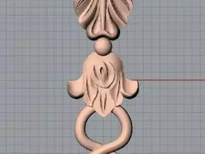 European furniture 3D relief models for CNC wood engraving E163 3D model